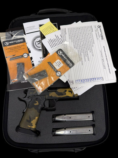 NIGHTHAWK CUSTOM TRS COMMANDER HALO 9MM WITH RMR HD AND MAGWELL (PRE OWNED)