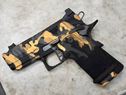 STACCATO CUSTOM CS MULTICAM 3.5” PORTED WITH DRAGON SCALE GRIPS