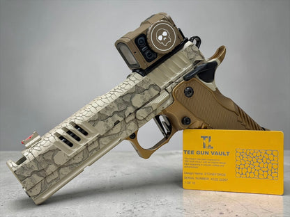 STACCATO CUSTOM XC “STONE FORGE” EDITION WITH EDGE TRIGGER AND T7 ALUMINUM GRIPS & ACRO P2