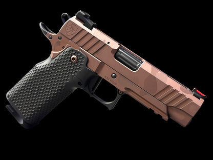 ALPHA AMERICAN AAF4 COMMANDER PORTED 9MM POLISHED ROSE GOLD PVD IOS CUT