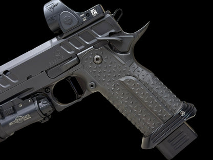 ATLAS GUNWORKS EREBUS V2 COMP’D WITH TRIJICON SRO AND X300 (PRE OWNED) EXCELLENT CONDITION 9MM