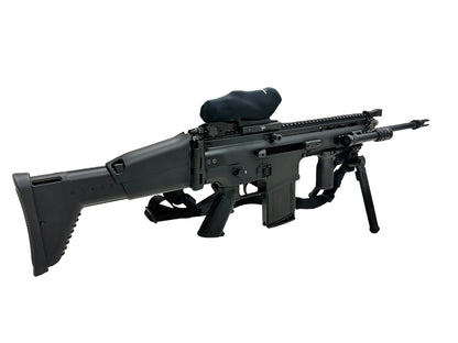 FN AMERICA SCAR 17S WITH TRIJICON ACOG & SUREFIRE. MANY UPGRADES (PRE OWNED)