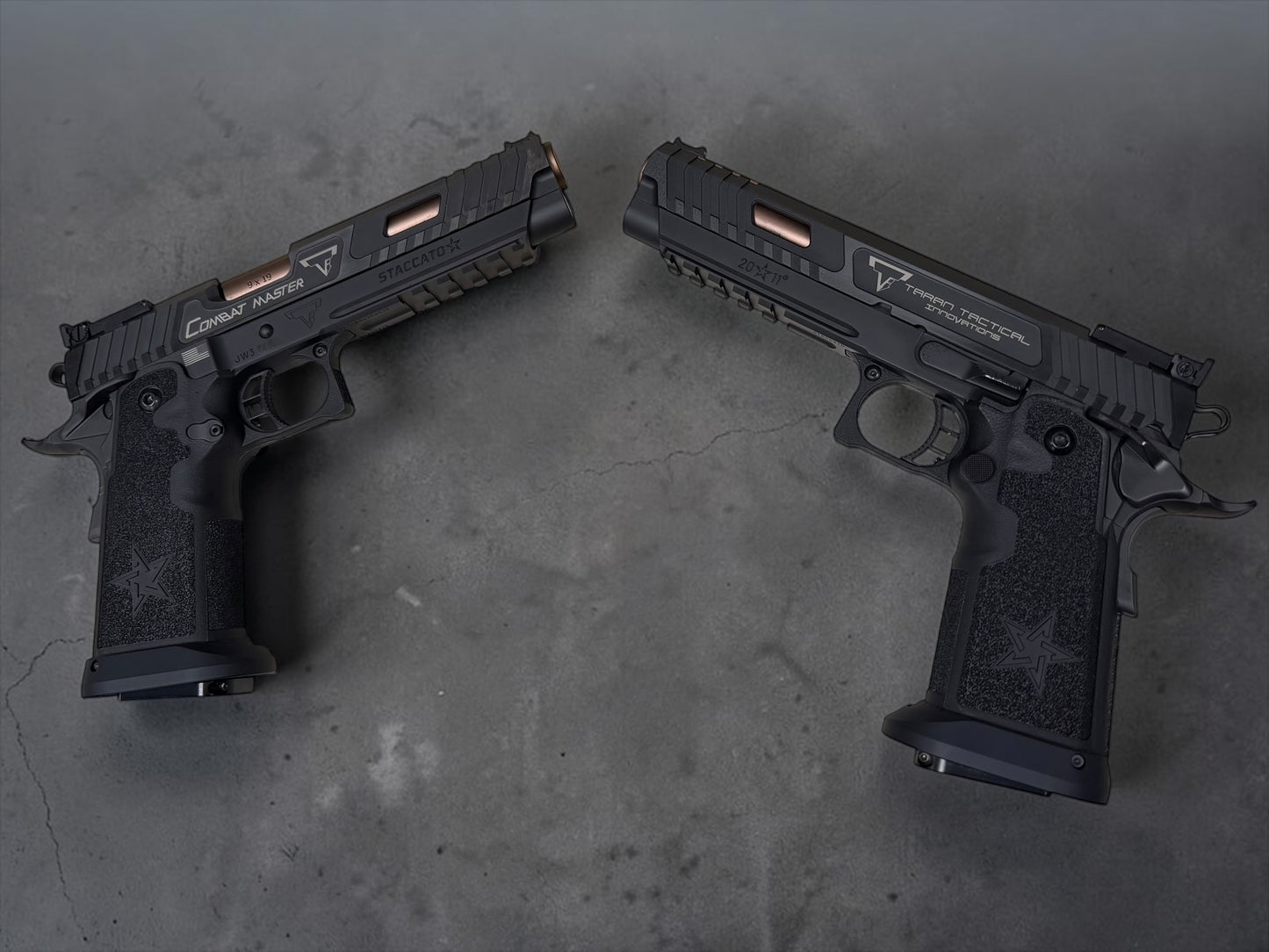 TARAN TACTICAL STACCATO JW3 COMBAT MASTER BOX SET LIMITED EDITION JOHN WICK PISTOLS