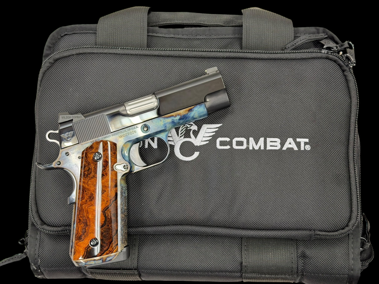 WILSON COMBAT PROFESSIONAL 1911 POLISHED AND CASE HARDENED IN .45ACP