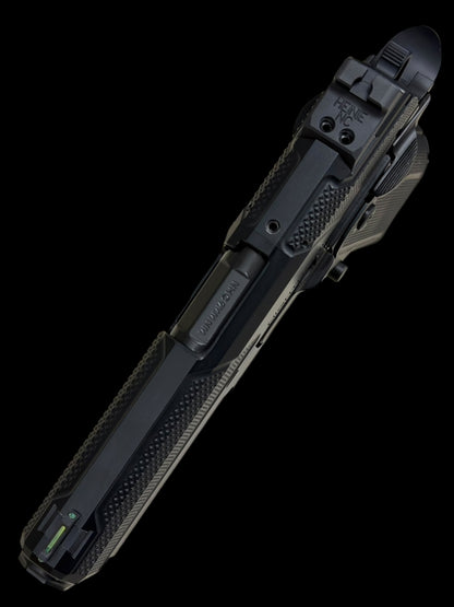 NIGHTHAWK CUSTOM DOUBLE AGENT DS 4.25” OPTIC READY BLACK DLC  COMMANDER AMBI SAFETY 9MM