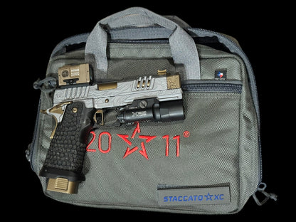 STACCATO CUSTOM XC “TRIBAL DRAGON” ENGRAVED IN GRAY/BRONZE WITH ACRO P2 & X300