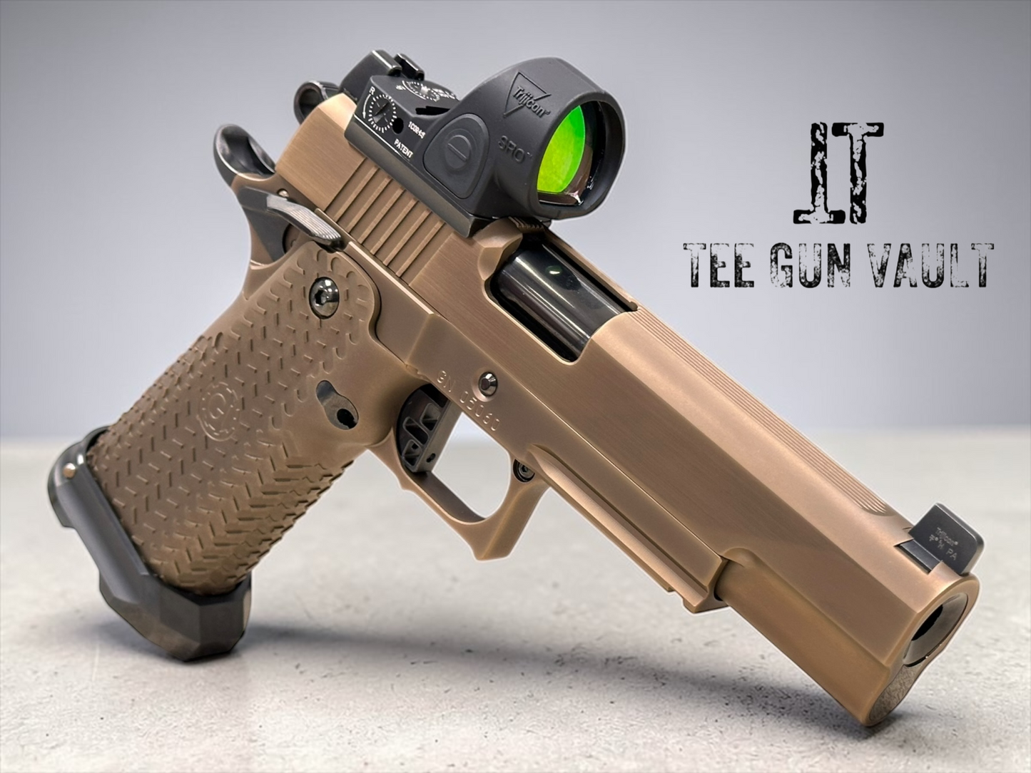GUNCRAFTER INDUSTRIES GI DS .38 SUPER POLISHED BRONZE PVD FINISH (optic not included)