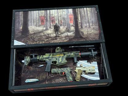 RONIN ULTIMATE 1 OF 1 GENESIS STACCATO AGENCY SIG SPARTAN 5 RINGS KNIFE SET SIGNED WITH COA