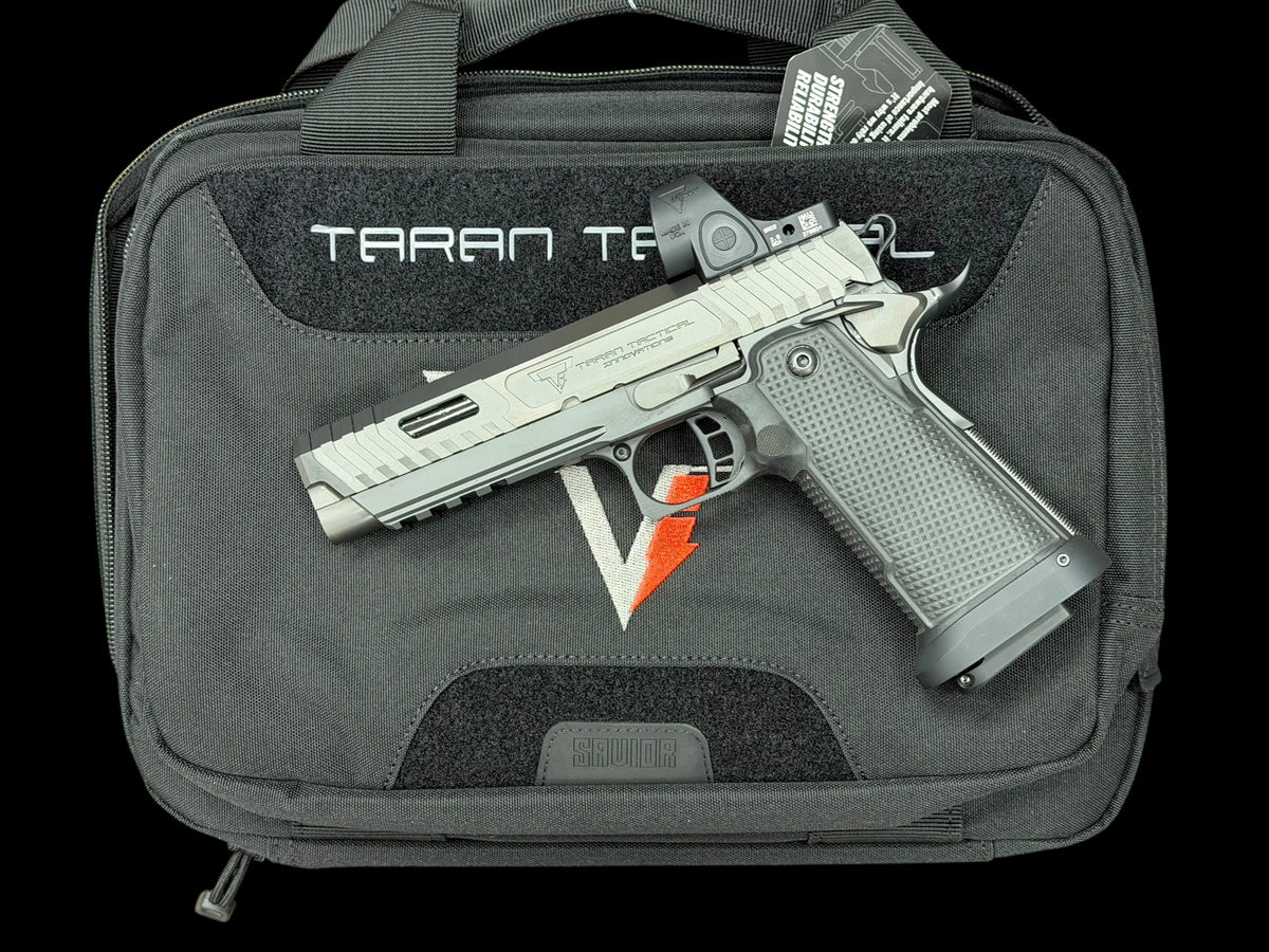 TARAN TACTICAL COMBAT MASTER 5” BLACKOUT LIMITED EDITION WITH TRIJICON SRO