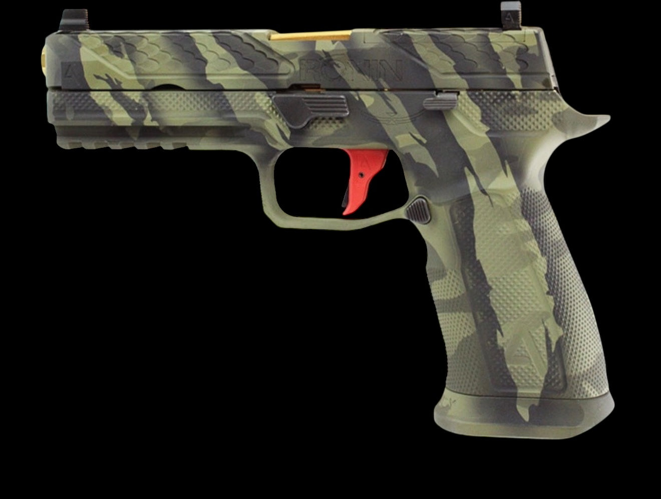 Agency Arms Sig P320 Ronin Tactics, 9MM, 4.7" Barrel, Earth Camo