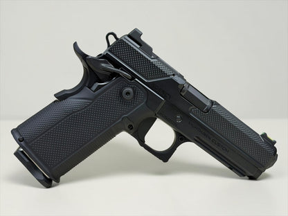 NIGHTHAWK CUSTOM DOUBLE AGENT DS 4.25” OPTIC READY BLACK DLC  COMMANDER AMBI SAFETY 9MM