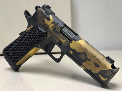 NIGHTHAWK CUSTOM SAND HAWK SINGLE STACK IN HALO FINISH 9mm