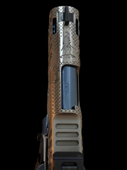 BUL ARMORY SAS II ULTRALIGHT PRO 2 PORTED “SAMURAI” BLUE TRIGGER 3.25” BARREL PVD