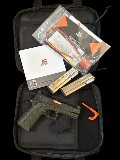 JACOB GREY TWC HEX PORTED 9MM 4.25” ROSE GOLD PVD BARREL