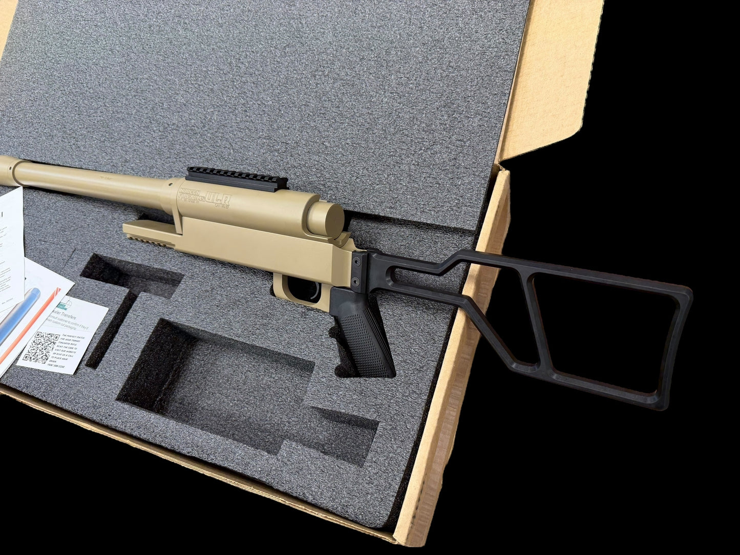 NOREEN FIREARMS ULR MINI RIFLE  SINGLE SHOT TAN .50 BMG