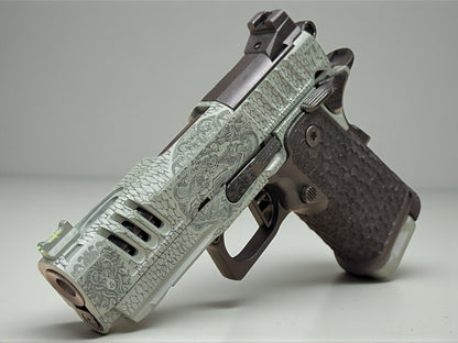 STACCATO CUSTOM CS “MEDUSA” 3.5” PORTED X SERIES DRAGON SCALE GRIPS