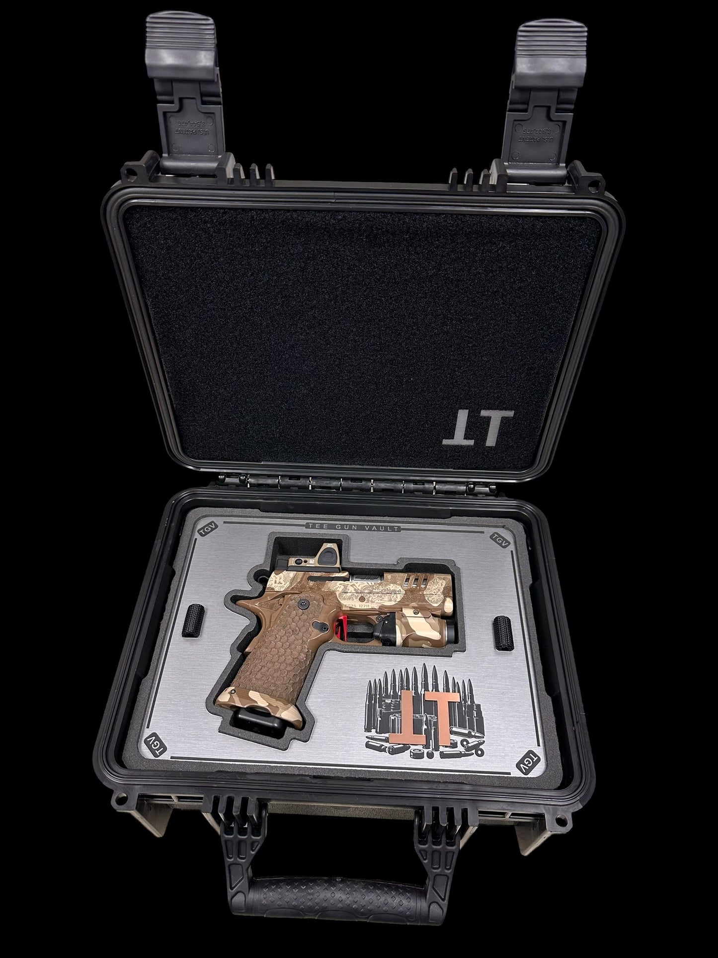 STACCATO CS “BLACK OPS” PORTED 3.5” X SERIES MULTICAM WITH TRIJICON RMR AND TLR7