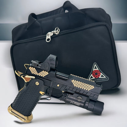 COMBAT PRECISION CUSTOM 2011 PORTED WITH TRIJICON SRO & X300 9MM