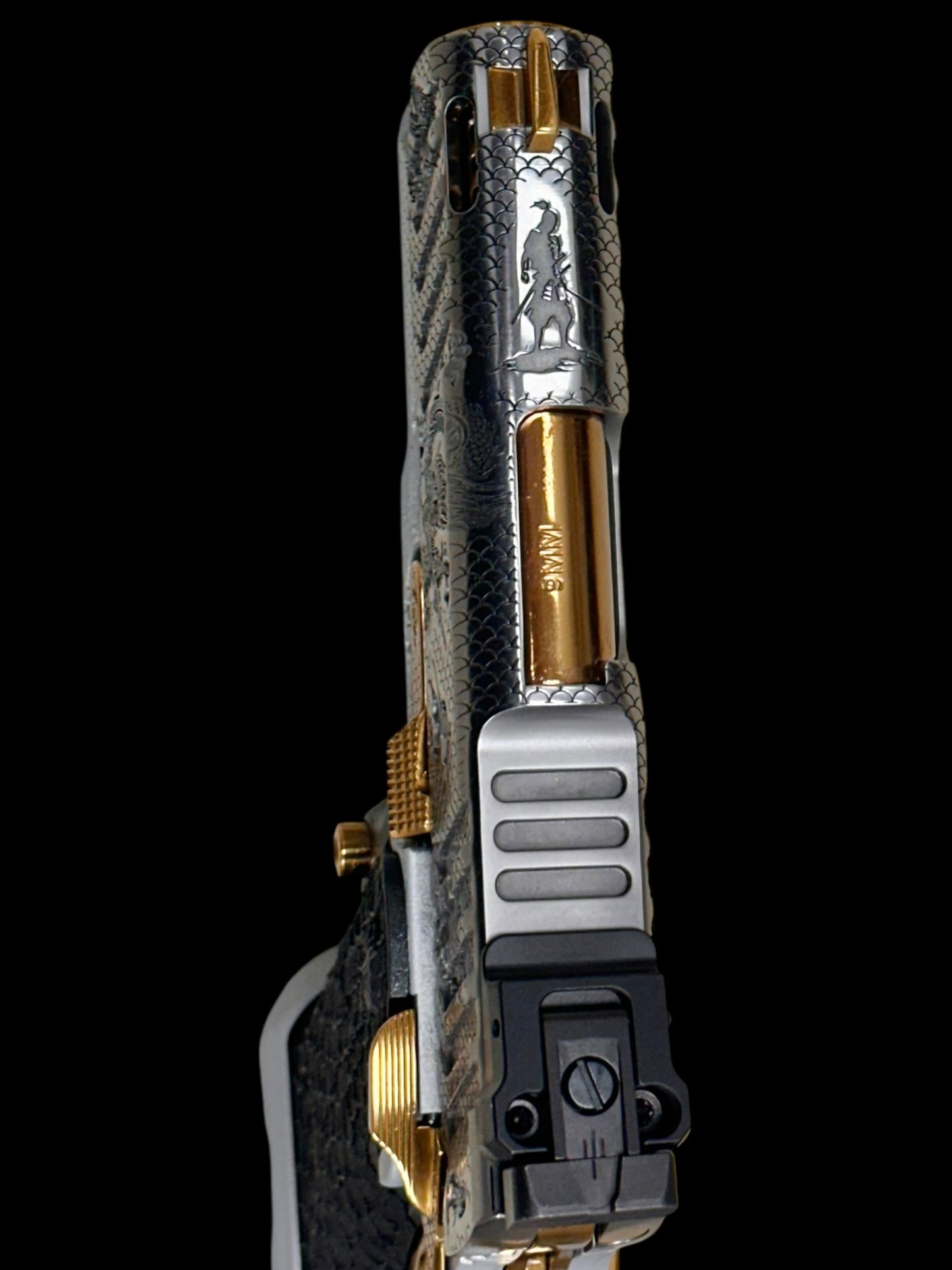 BUL ARMORY SAS II ULTRALIGHT PRO 2 PORTED “SAMURAI” 3.25” SILVER/COPPER PVD FINISH