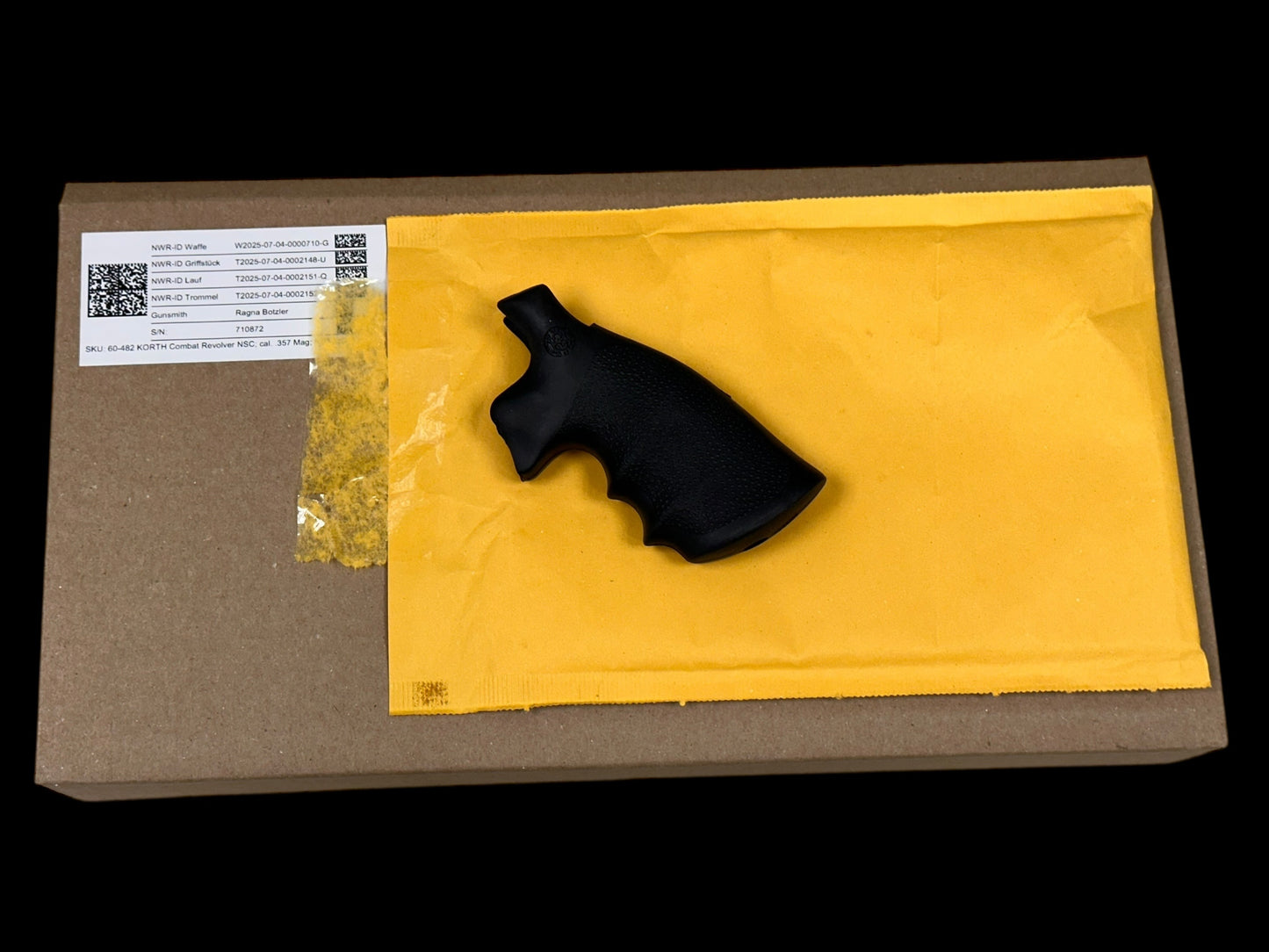 NIGHTHAWK CUSTOM KORTH MONGOOSE 5.25” BRONZE REVOLVER IN .357 MAG