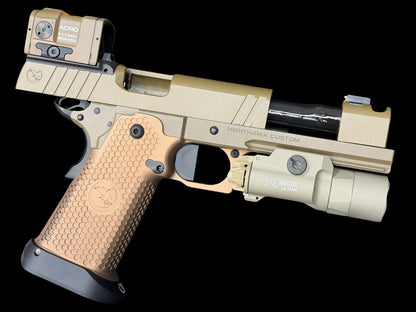 NIGHTHAWK CUSTOM SANDHAWK W/ACRO P2 AND X300 9MM (PRE OWNED UNFIRED) MINT