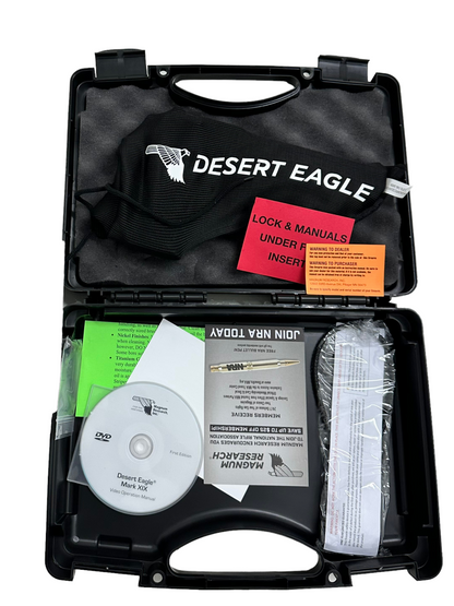 Magnum Research Desert Eagle XIX 50 AE 6" Stainless Steel top and bottom rail NIB