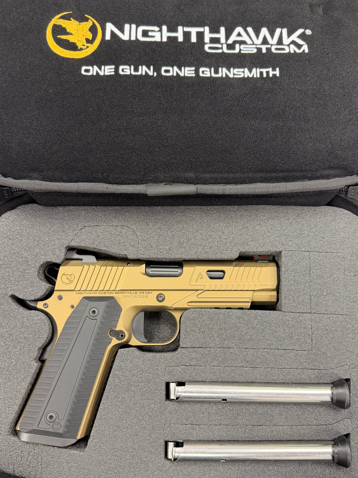 NIGHTHAWK CUSTOM AGENT 2 COMM .45ACP BURNT BRONZE