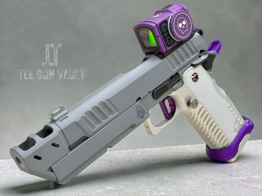 STACCATO P CUSTOM WITH ALUMINUM GRIPS INFINITY TRIGGER ACRO AND COMPENSATOR