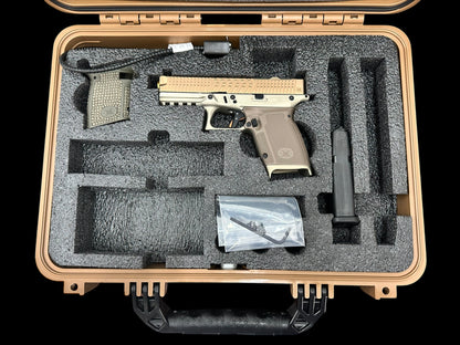 MATRIX ARMS MX19 FDE ALUMINUM FRAME GOLD BARREL