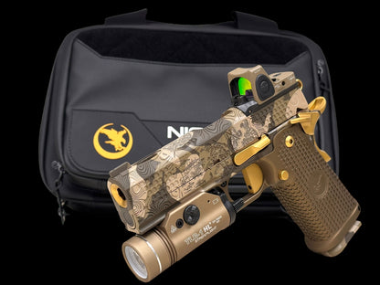 NIGHTHAWK CUSTOM TRS COMMANDER PORTED “BLACK OPS” 1 OF 1 WITH RMR AND TLR1 9MM