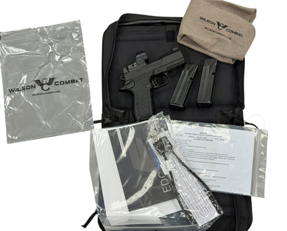 WILSON COMBAT SFX9 BLACKOUT 3.25” WITH TRIJICON SRO 15 RD 9MM