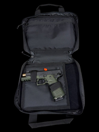 JACOB GREY HEX DUTY GREEN 4.25” PORTED ROSE GOLD BARREL 9mm