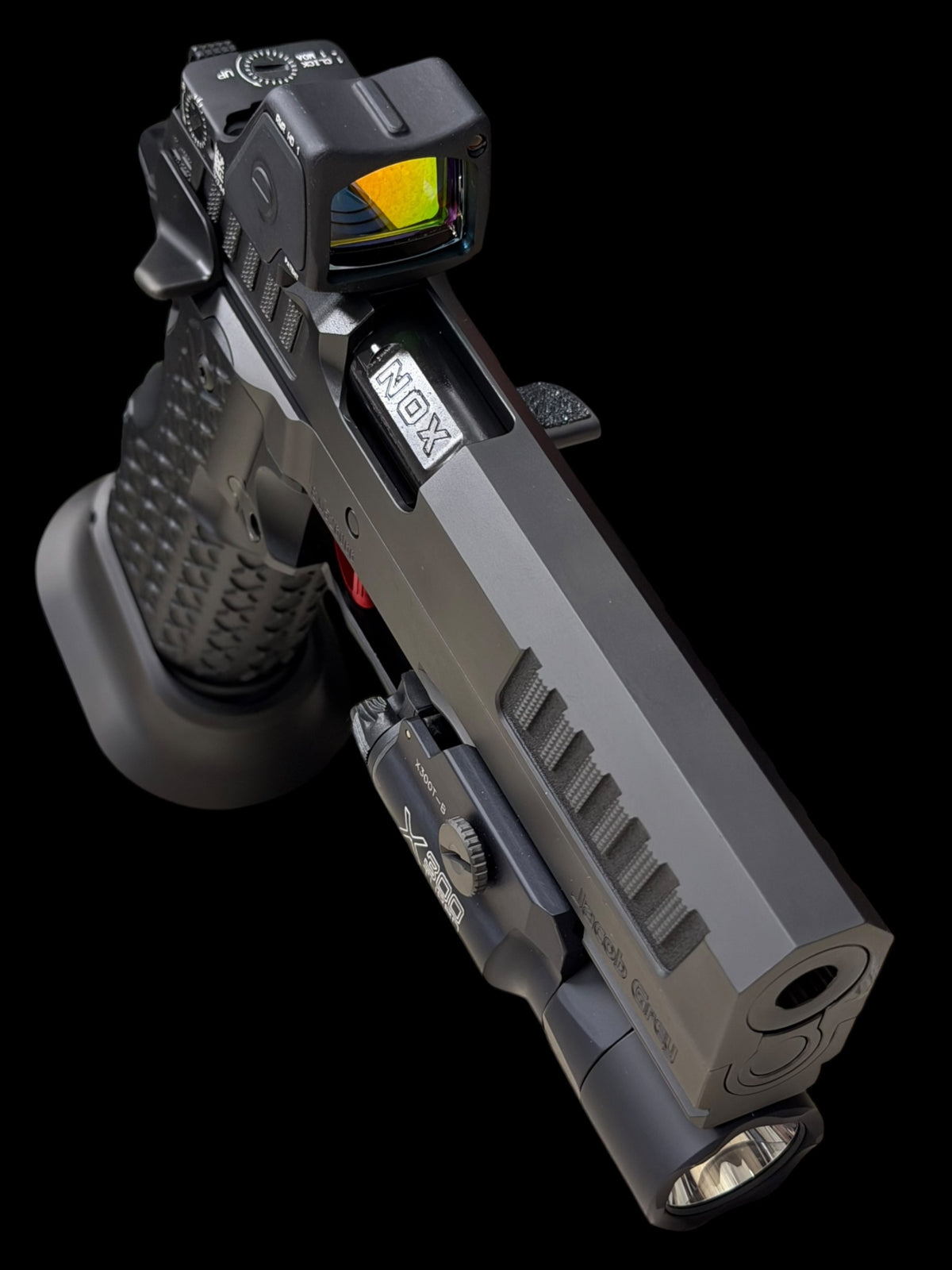 JACOB GREY NOX 9 STAGEMASTER 5” BARREL 9MM (OPTIC AND LIGHT NOT INCLUDED)