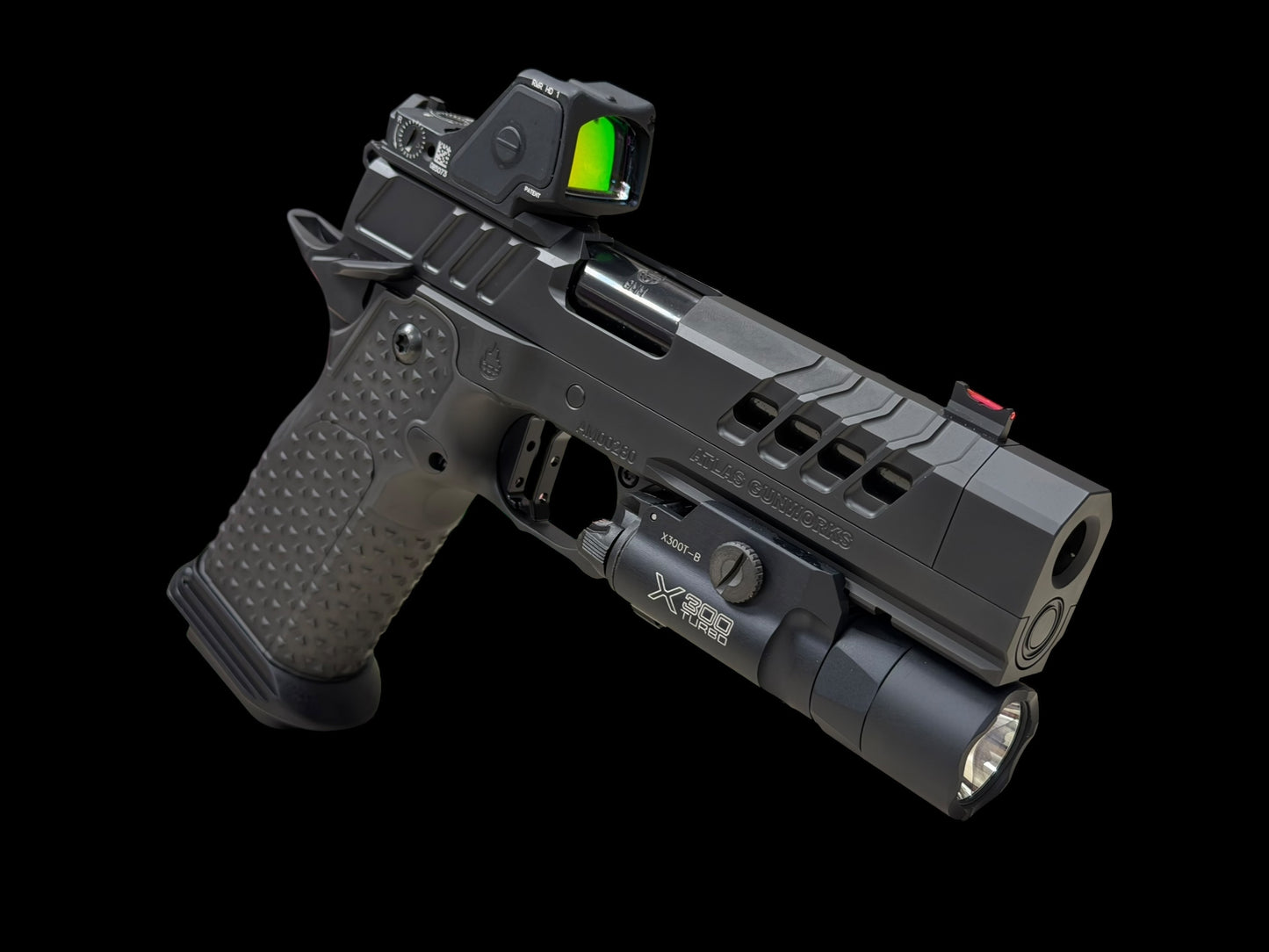 ATLAS GUNWORKS ARTEMIS V3 PERFECT ZERO SIGHT BLOCK 9MM OPTIC AND LIGHT NOT INCLUDED