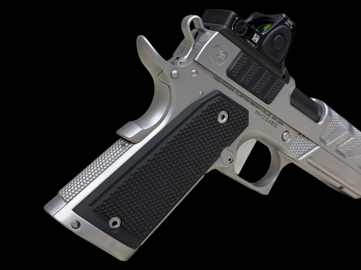 NIGHTHAWK CUSTOM ALPHA HAWK SINGLE STACK COMMANDER 9MM PORTED ((OPTIC NOT INCLUDED))