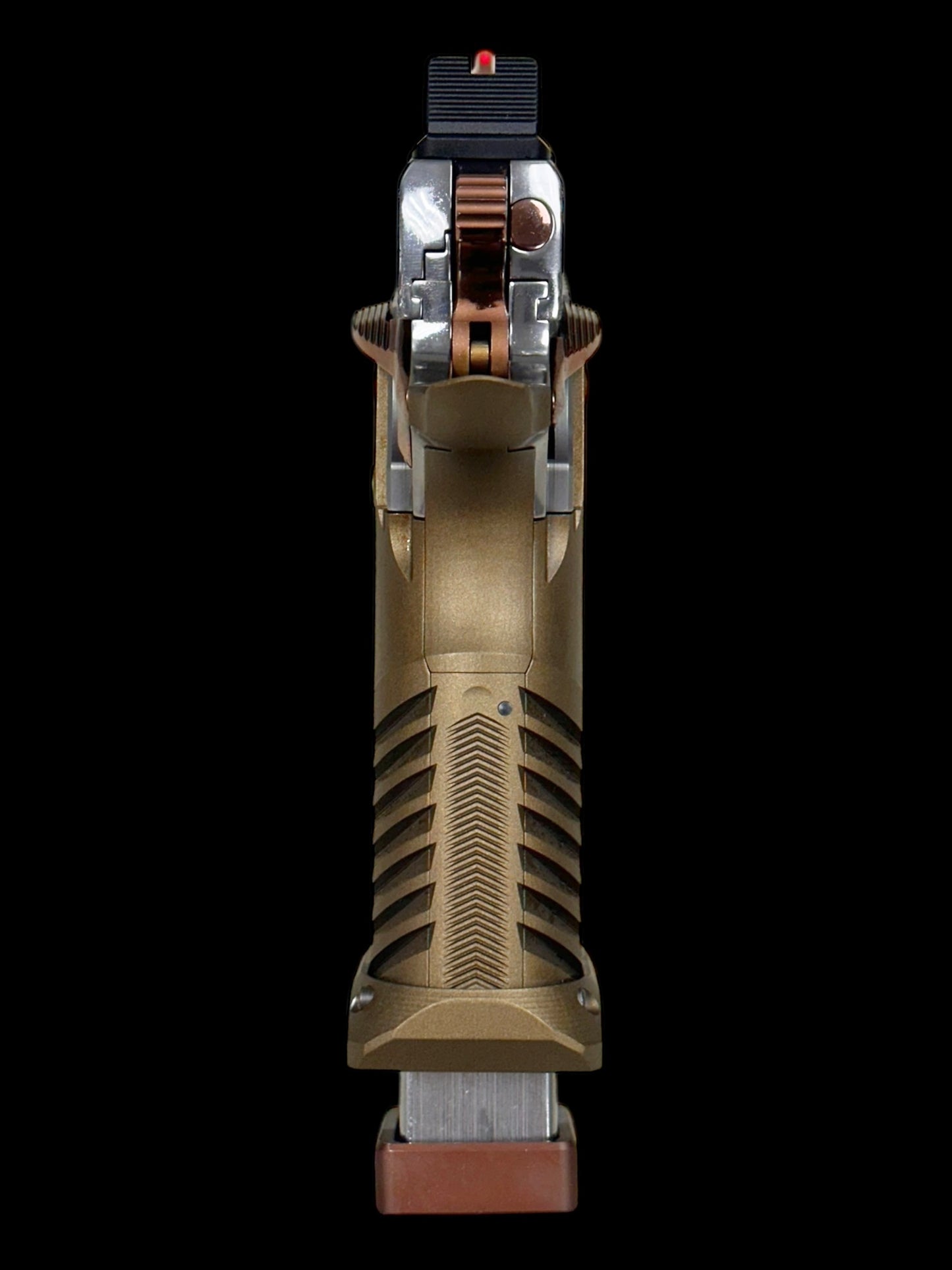 STACCATO CUSTOM XC SCROLL ENGRAVED WITH T7 ALUMINUM BRONZE GRIPS AND INFINITY TRIGGER