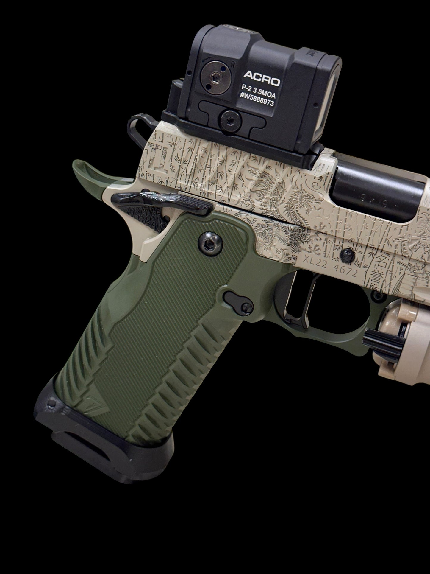 STACCATO CUSTOM XL “IMMORTALS” THEME WITH T7 ALUMINUM GRIPS ACRO P2 & MODLITE