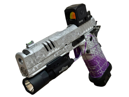 STACCATO CUSTOM XC “SILVER DRAGON SLAYER” WITH INFINITY TRIGGER KIT, RCR & X300