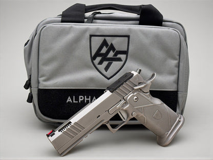 ALPHA AMERICAN WAR FIGHTER 5” GOV PORTED OPTIC READY ALUMINUM GRIPS 9MM