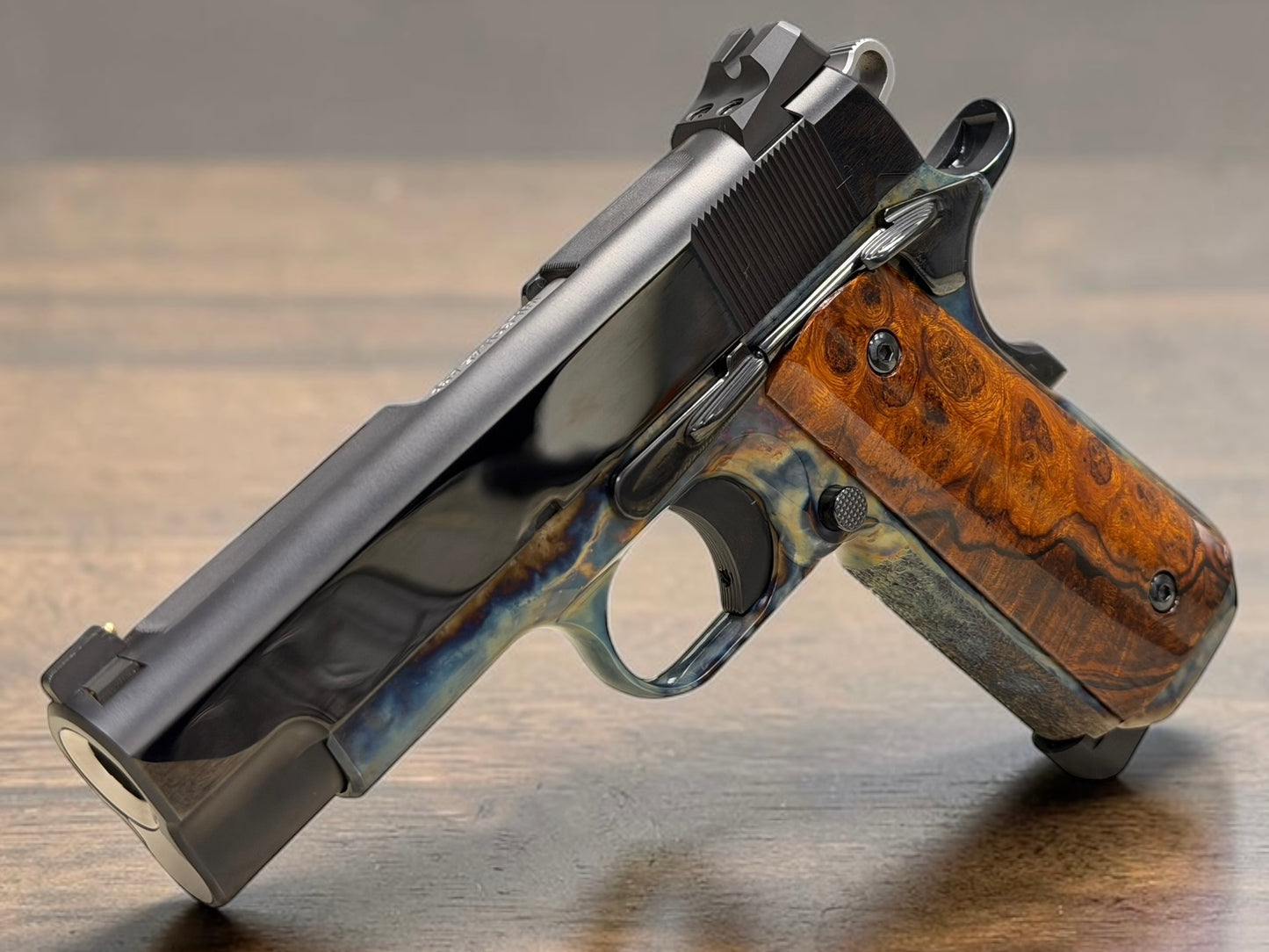 WILSON COMBAT PROFESSIONAL 1911 POLISHED AND CASE HARDENED IN .45ACP