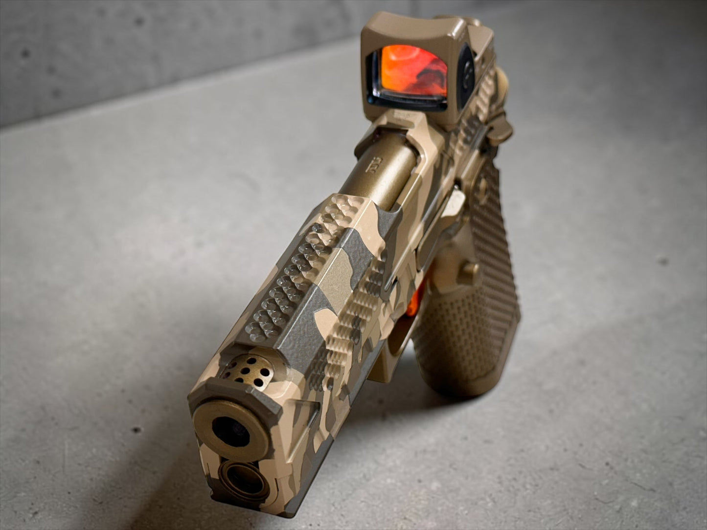 COMBAT PRECISION M5-PORTED COMMANDER 9MM WITH RMR (pre owned) excellent condition