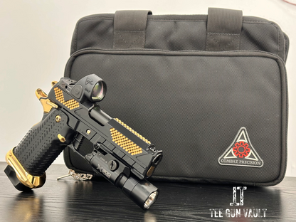 COMBAT PRECISION M5 CUSTOM 2011 PORTED WITH TRIJICON SRO & X300 9MM (Pre owned)