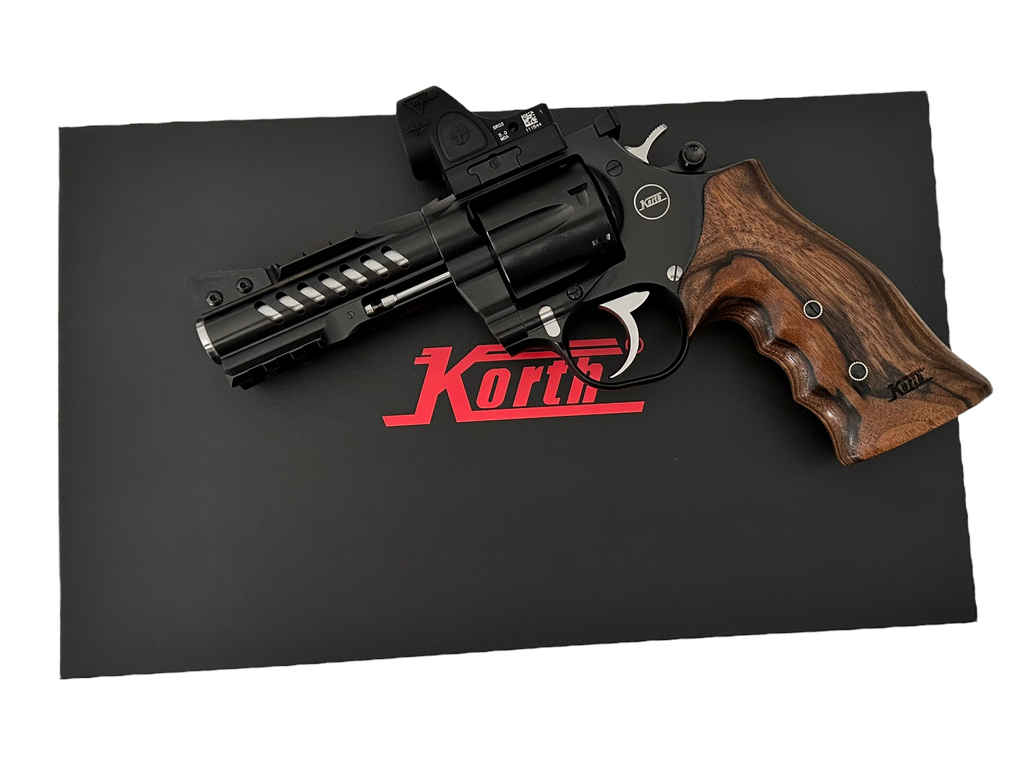 NIGHTHAWK CUSTOM KORTH RANGER 4” REVOLVER WITH PIC OPTIC PLATE (OPTIC NOT INCLUDED)