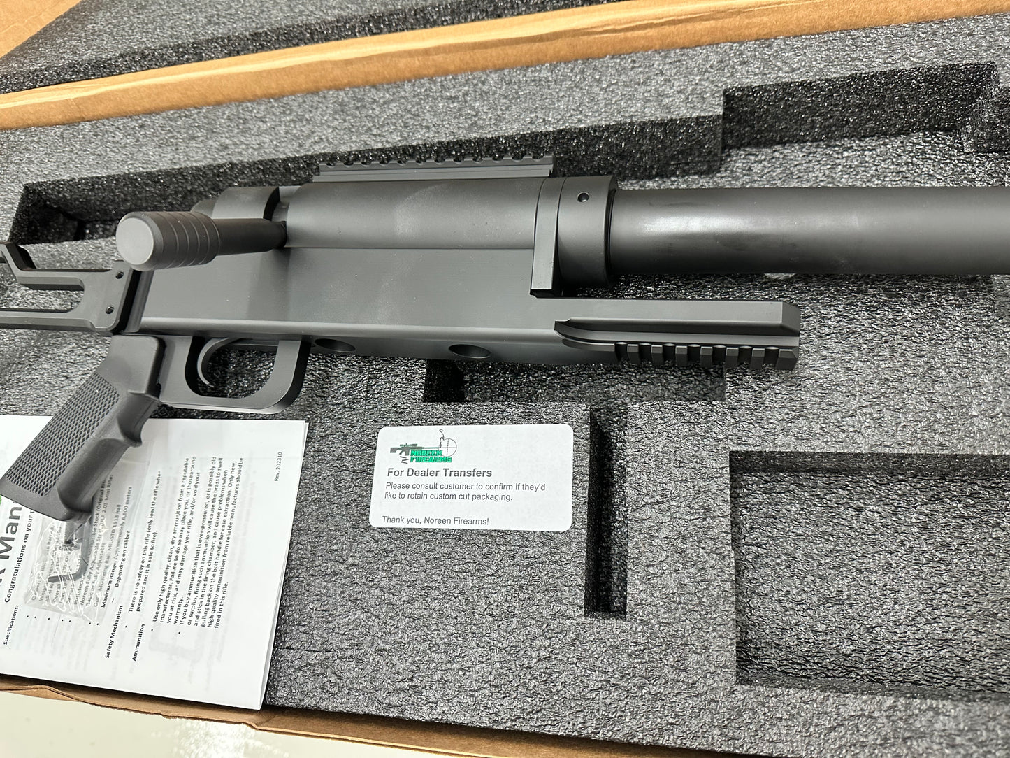 NOREEN FIREARMS ULR MINI RIFLE .50 BMG SINGLE SHOT