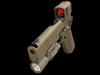 NIGHTHAWK CUSTOM SANDHAWK SINGLE STACK 9mm WITH ACRO P2 AND X300