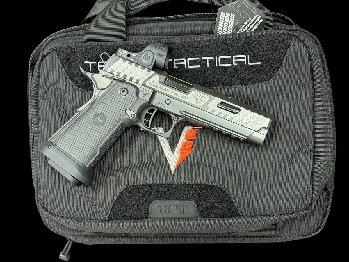 TARAN TACTICAL COMBAT MASTER 5” BLACKOUT LIMITED EDITION WITH TRIJICON SRO