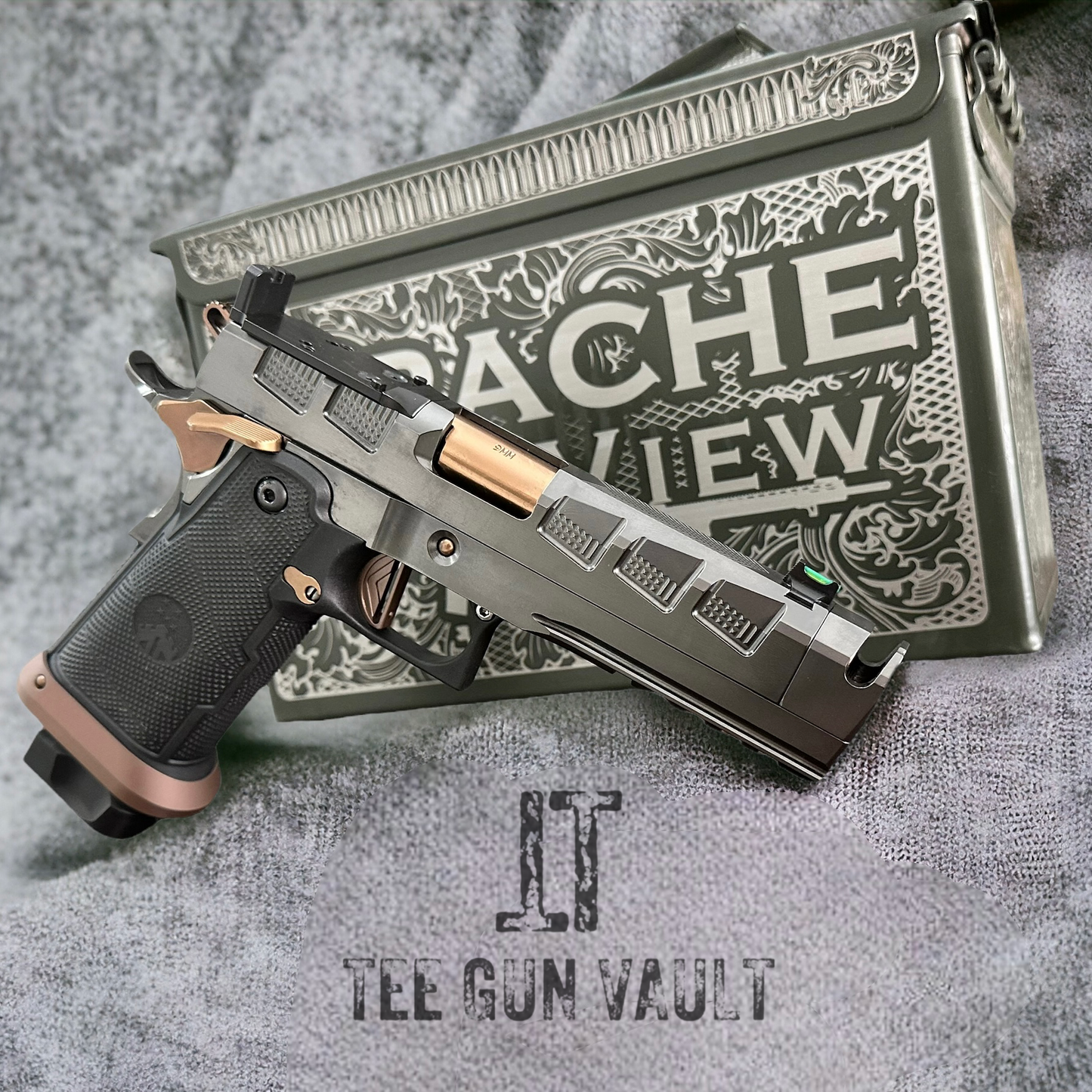 PEWVIEW APACHE 9MM DOUBLE STACK 2011 WATCHTOWER FIREARMS LIMITED EDITION.