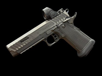 TARAN TACTICAL COMBAT MASTER 5” BLACKOUT LIMITED EDITION WITH TRIJICON SRO