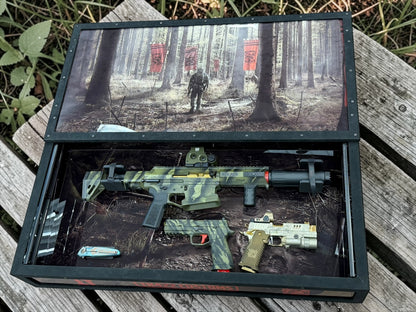 RONIN ULTIMATE 1 OF 1 GENESIS STACCATO AGENCY SIG SPARTAN 5 RINGS KNIFE SET SIGNED WITH COA