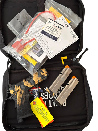 STACCATO CUSTOM CS MULTICAM 3.5” PORTED WITH DRAGON SCALE GRIPS